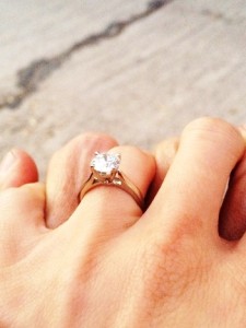 engagement ring photo