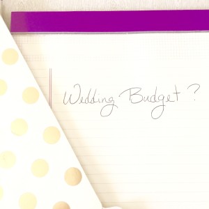 wedding budget